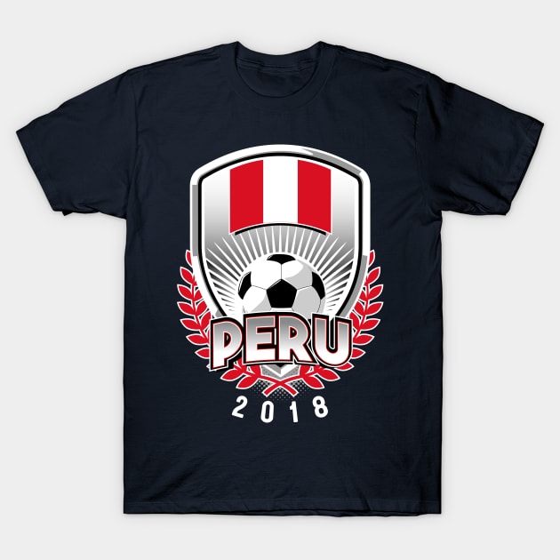 Peru Soccer 2018 T-Shirt by Styleuniversal